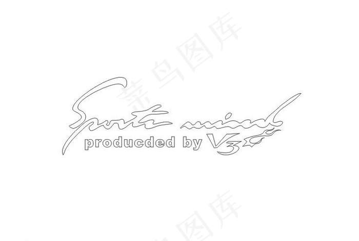 sport灯眉车贴图片