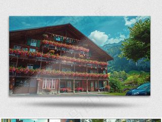 瑞士风光旅行自由行2K