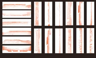 残旧纸张痕迹笔刷废旧纸张印痕笔刷