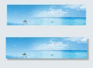 蓝天白云 背景 旅行　