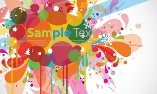 摘要丰富多彩的设计背景矢量