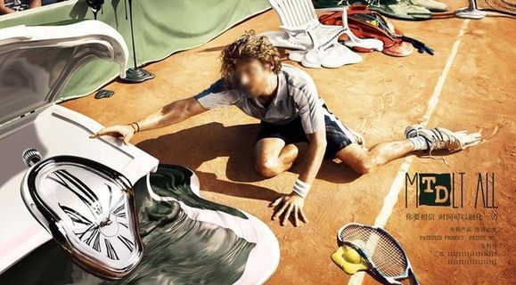 融化的时间图片