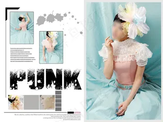 美女写真相册模板