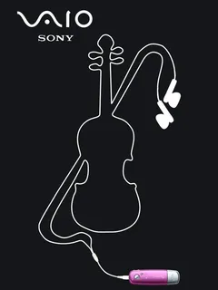 小提琴 耳机mp3创意图片