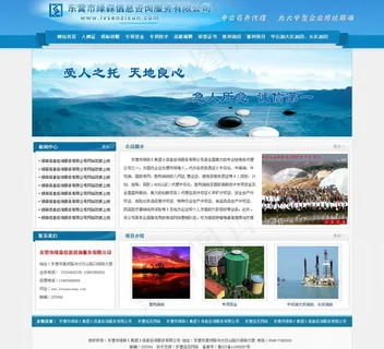 精美大气企业网站模版图片