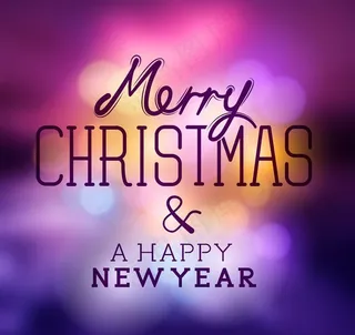 梦幻光斑圣诞节背景图片