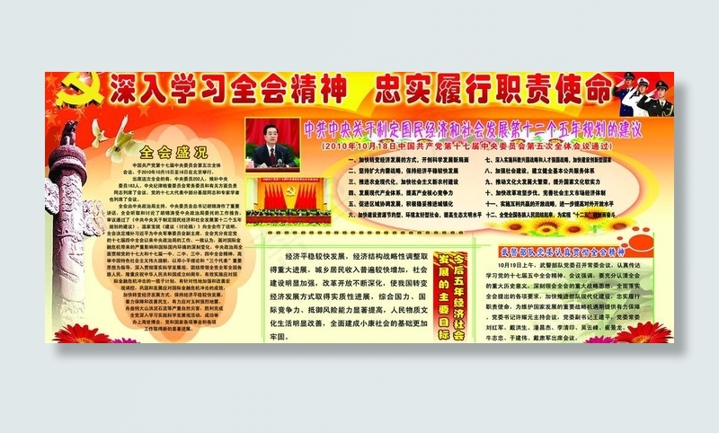 深入学习会议精神图片(5860X2860(DPI:508))psd模版下载