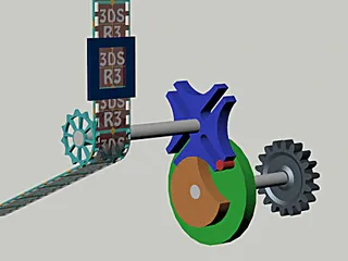机械动态原理分解图图片