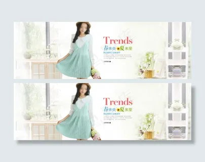 夏装新品轮播海报图
