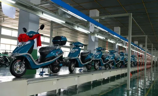 电动车 电瓶生产车间图片