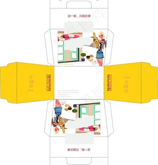 蛋糕包装盒图片