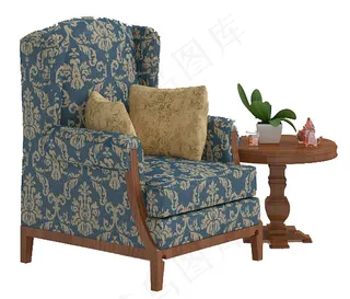 单人沙发素材