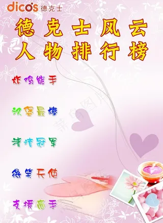 德克士光荣榜图片