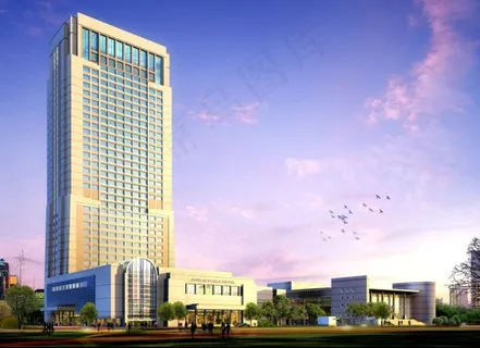 现代高层行政中心商业办公楼3D模型 现代高层行政中心商业办公楼3D模型