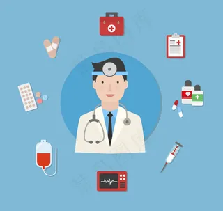 医疗用品图标矢量素材