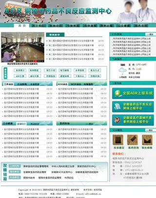 食品药品检测网站首页效果图图片