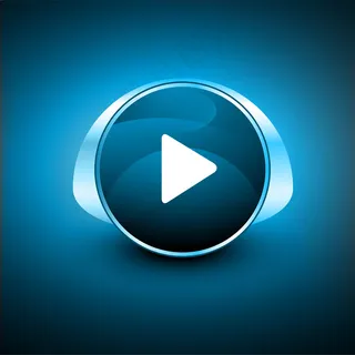 闪亮的播放按钮