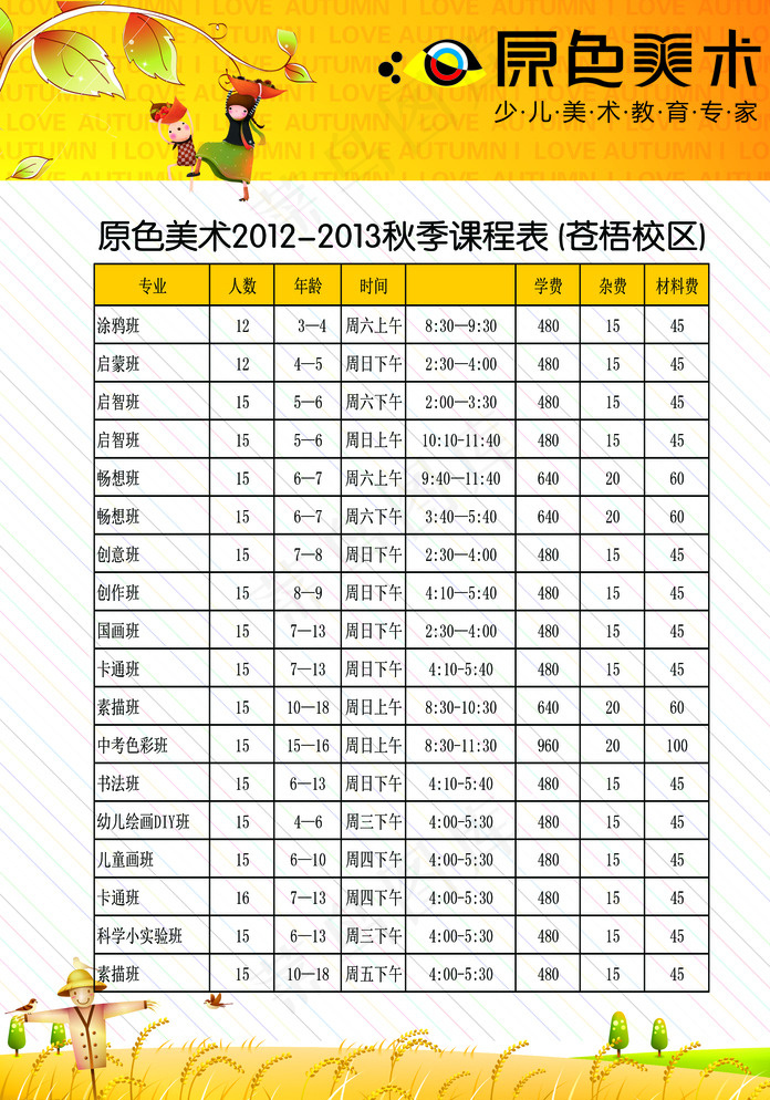 美术培训图片psd模版下载