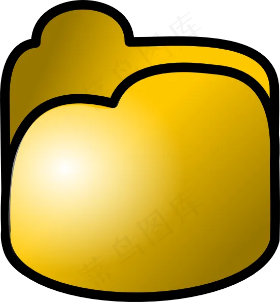 关闭文件夹图标剪贴画