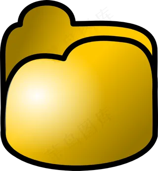 关闭文件夹图标剪贴画