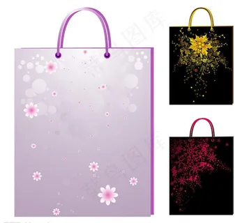 3款花纹手挽袋图片