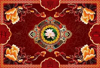 富贵吉祥月饼包装