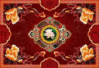 富贵吉祥月饼包装