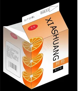 水果包装设计（展开图）图片