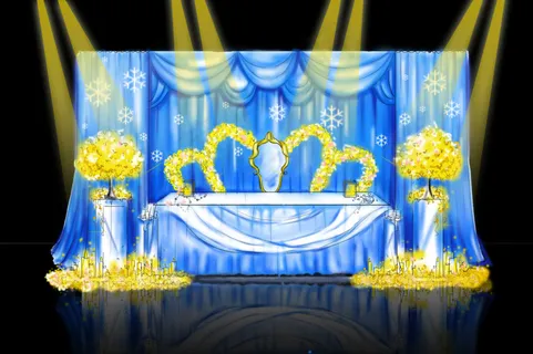 婚礼签到台手绘