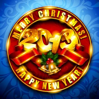 2013圣诞节海报矢量素材