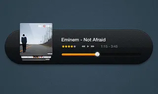 免费音乐播放器PSD素材