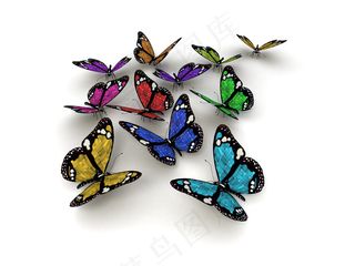 蝴蝶群飞舞系列