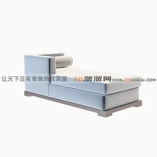 3D沙发床模型