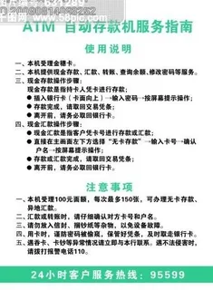 ATM 自动存款机服务指南 ATM 自动存款机服务指南