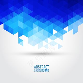 蓝色几何形背景