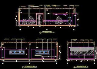 二层儿科候诊区立面图-门诊、急诊楼...