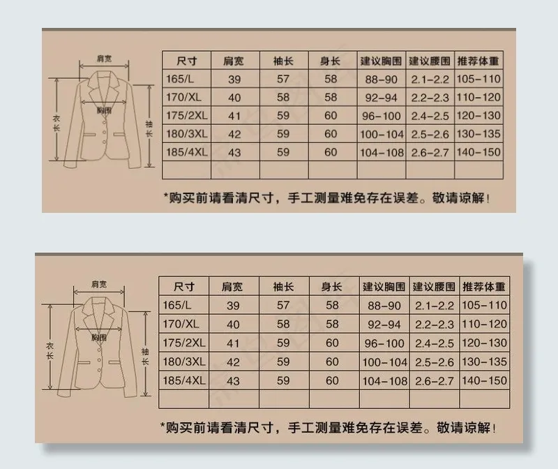 淘宝服装尺码图片psd模版下载