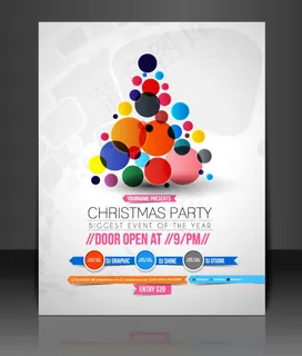 国外宣传单设计矢量素材下载