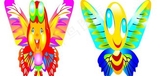 轻舞飞扬 卡通蝴蝶图片