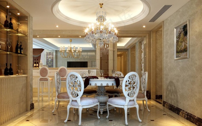 欧式餐厅图片