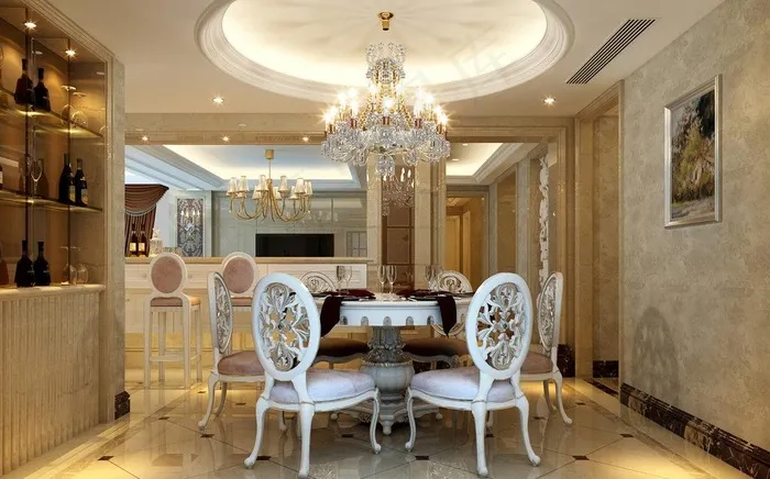 欧式餐厅图片