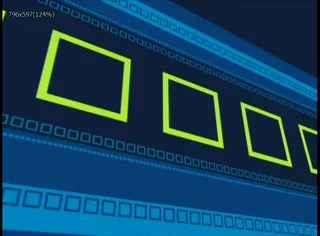 蓝色电影胶片模板