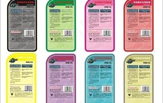 七彩摩托车机油贴