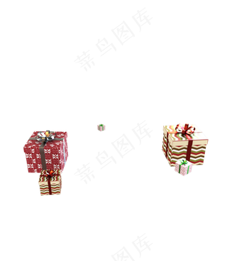 圣诞节元素主题金色文字字幕条动画A...