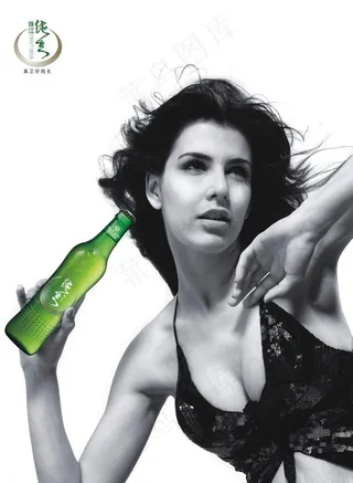 啤酒美女图片