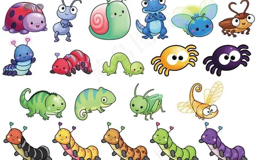 卡通昆虫图片