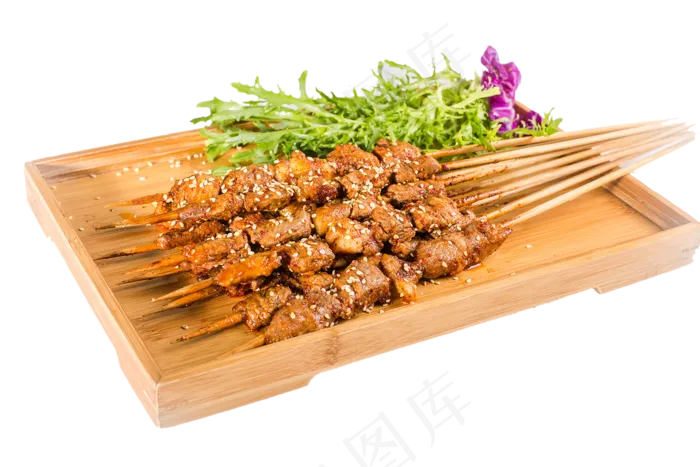 美味烧烤元素羊肉串海报素材PNGpsd模版下载
