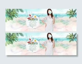 春夏女装海报