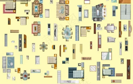 房地产户型图素材 房地产户型图素材