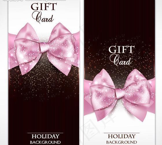 节日丝带蝴蝶结图片